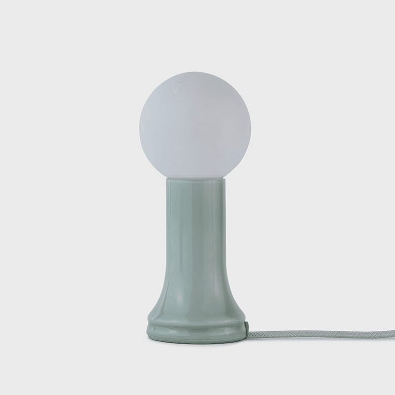 Shore Table Lamp with G95 LED Bulb EU, Sea Green