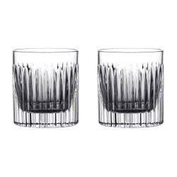 Image showing the Connoisseur Aras Set of 2 Straight Tumblers, 180ml, Clear product.