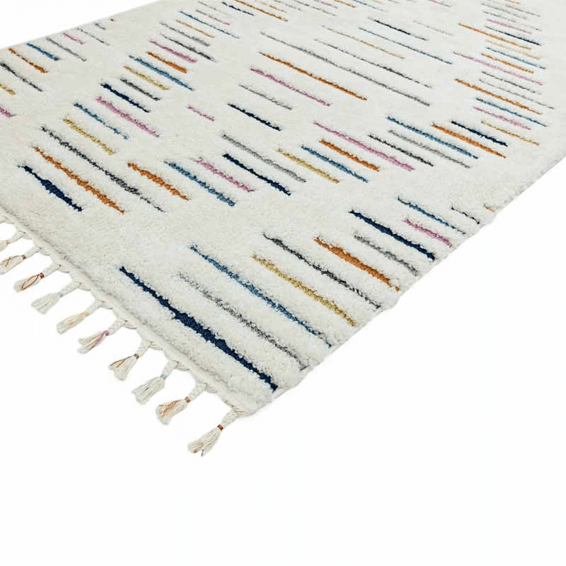 Ariana Moroccan Style Harmony Rug, 120 x 170cm, Cream & Multi