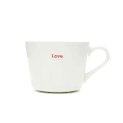 Image showing the Love' Mini Bucket Mug, 280ml, Red product.