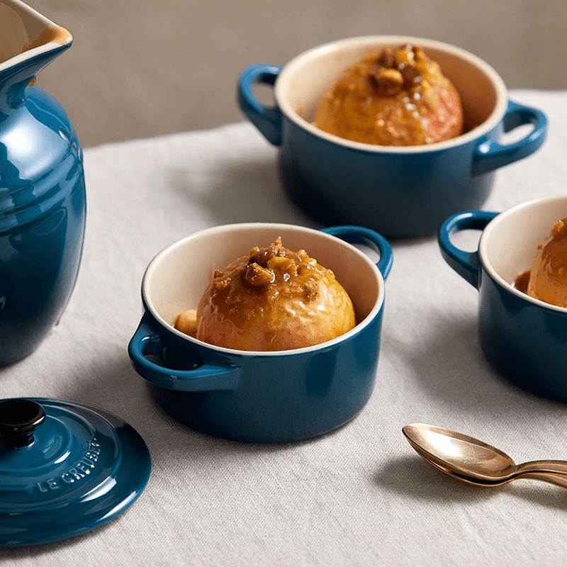 Stoneware Petite round Casserole, 0.25L, Deep Teal