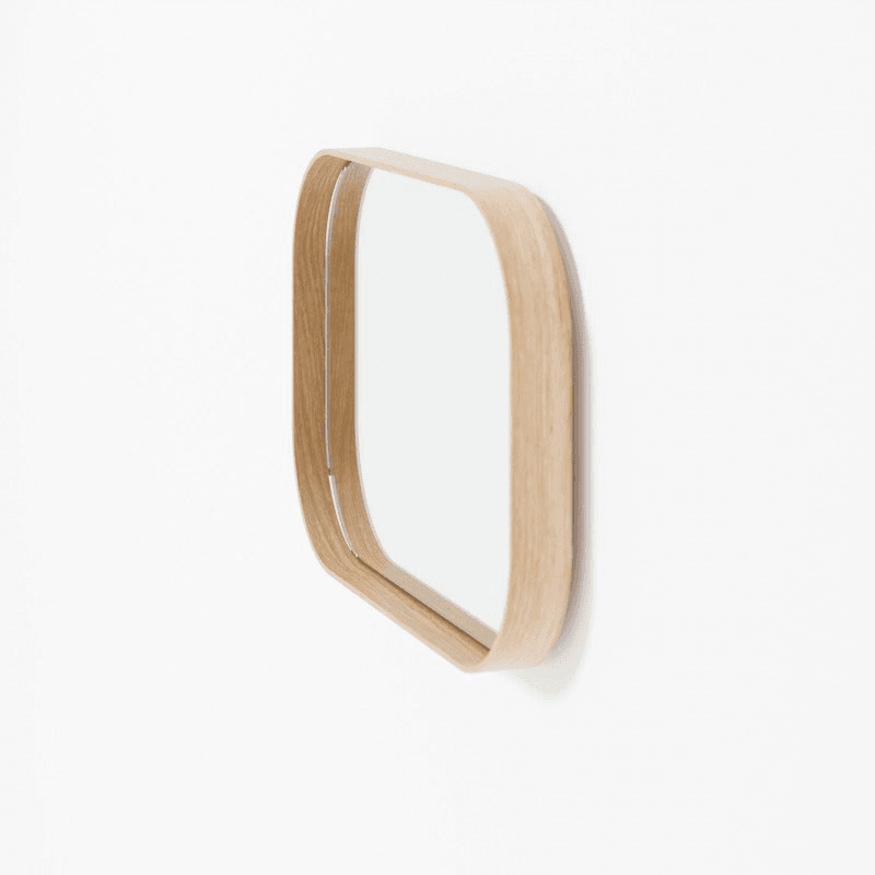 Outlook 40 Rectangular Walll Mirror, Oak