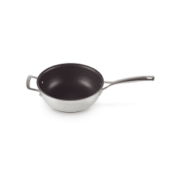 Image showing the Classic 3-ply Non-Stick Chefs Pan, 24cm, Stainless Steel product.