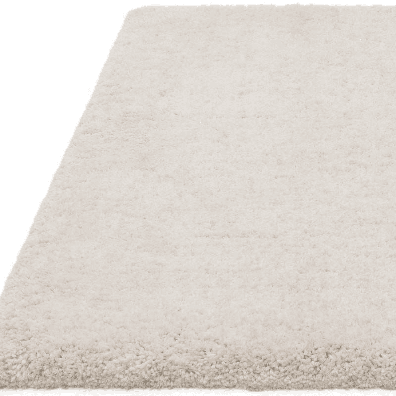 Barnaby Plain Shaggy Rug, 120 x 170cm, Off White