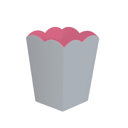 Image showing the Lacquered Scallop Bin, H30cm, Chiffon product.