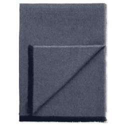 Image showing the Skyfall Throw, H130 x W190cm, Dark blue product.