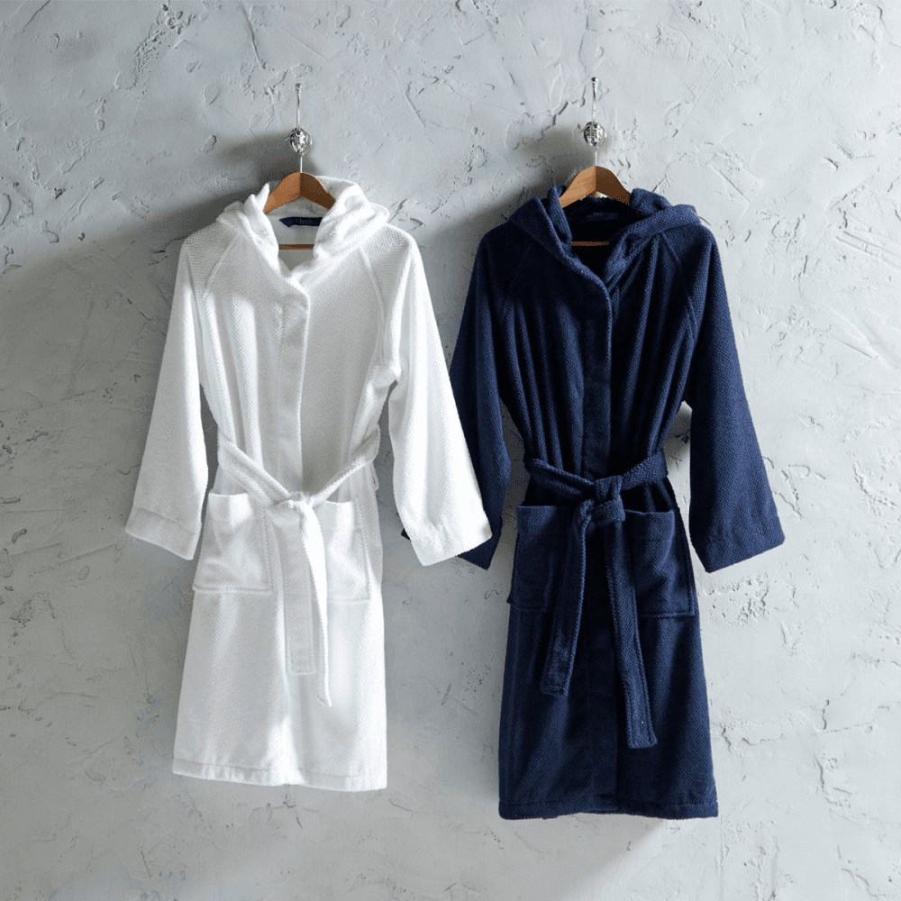 Brixton Bath Robe, Medium, Midnight Blue