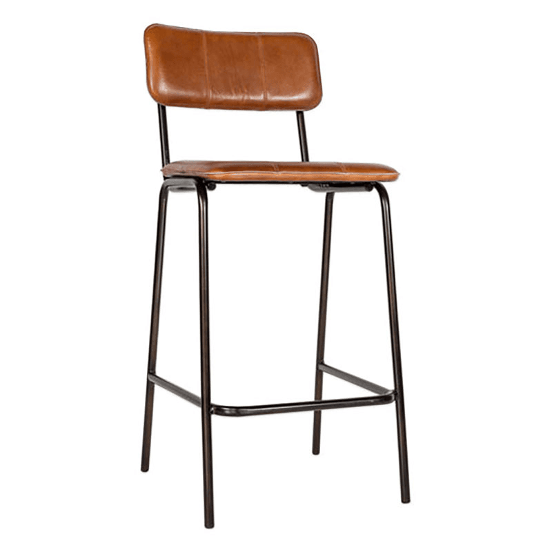 Ukari Counter Chair, Aged Tan