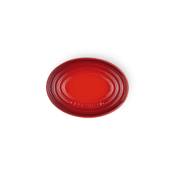 Image showing the Oval Spoon Rest, Cerise product.