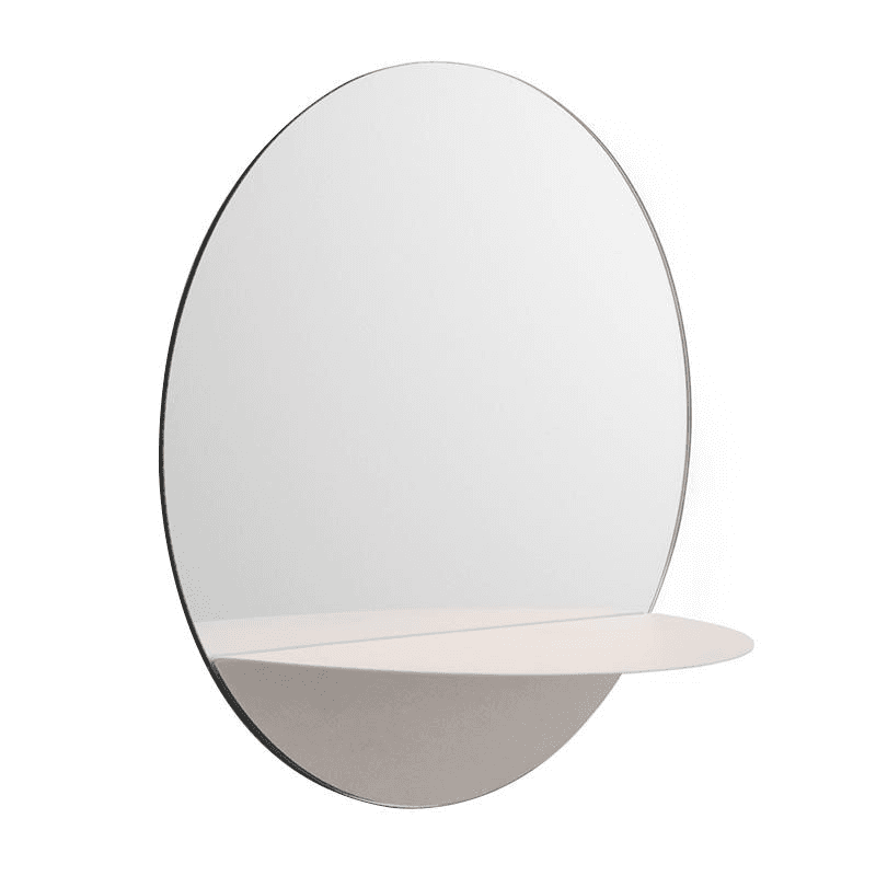 Horizon Mirror, D34cm, White