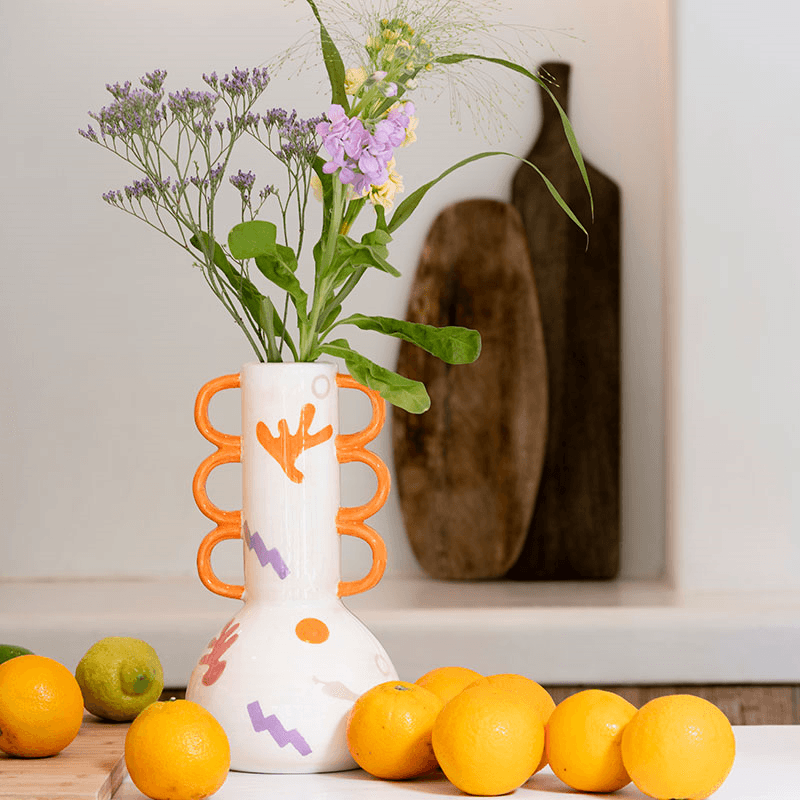 Tomas Vase, H29.5cm, Funky Fiesta