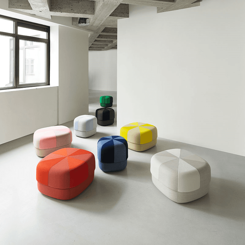 Circus Pouf, H40 x D46cm, Sand