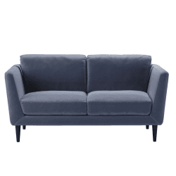 Image showing the Holly, Two Seat Sofa, Sapphire Smart Velvet, Sapphire product.