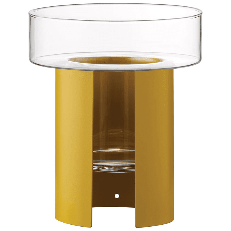 Terrazza Planter, H22 x W19cm, Mustard Yellow