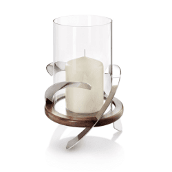 Image showing the Helix Hurricane lamp, 22.8 x 15.9cm, Stainless Steel product.