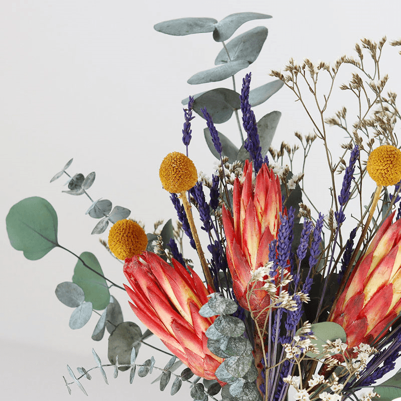 Colour Pop Medium hand-tied bouquet, H42-48cm, Verbena