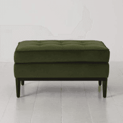 Image showing the Model 02 Velvet Ottoman, Vine product.