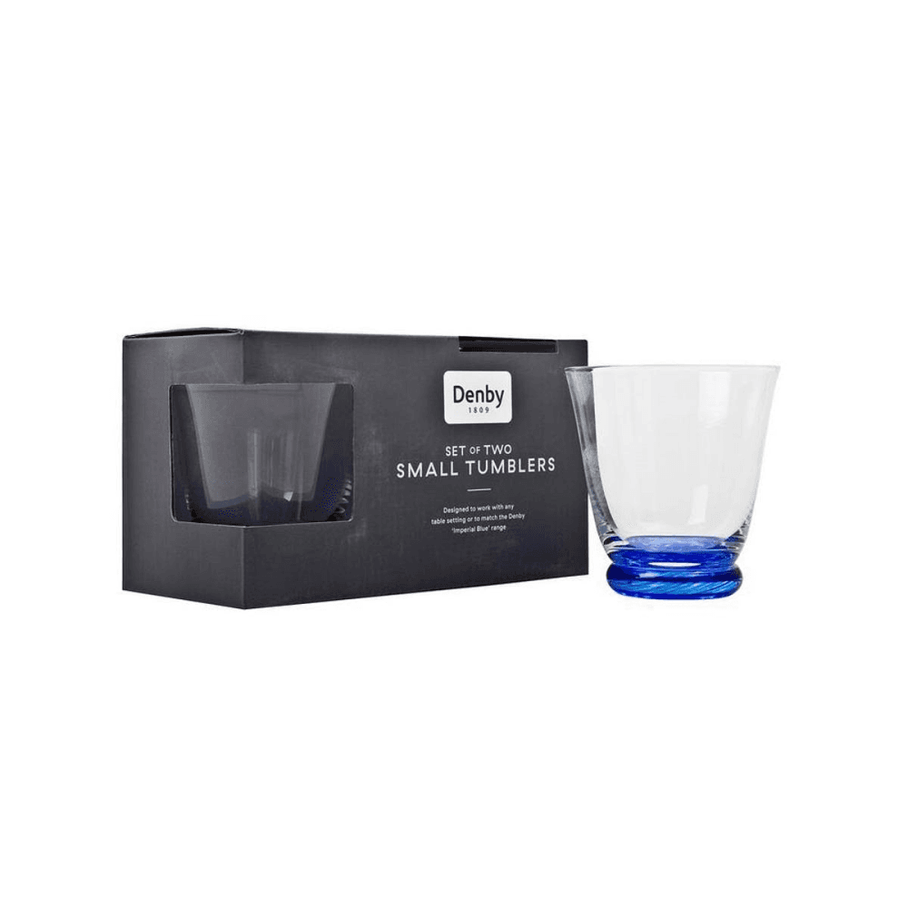 Imperial Blue Pair of tumblers, 25cl