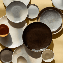 Image showing the Nordic Sand Cake Plate, D30cm, Natural product.