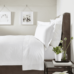 Image showing the Symons Cord Duvet Cover, Emperor, White, White product.