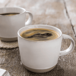 Image showing the Holwell Pair of Mugs, H9cm, White product.