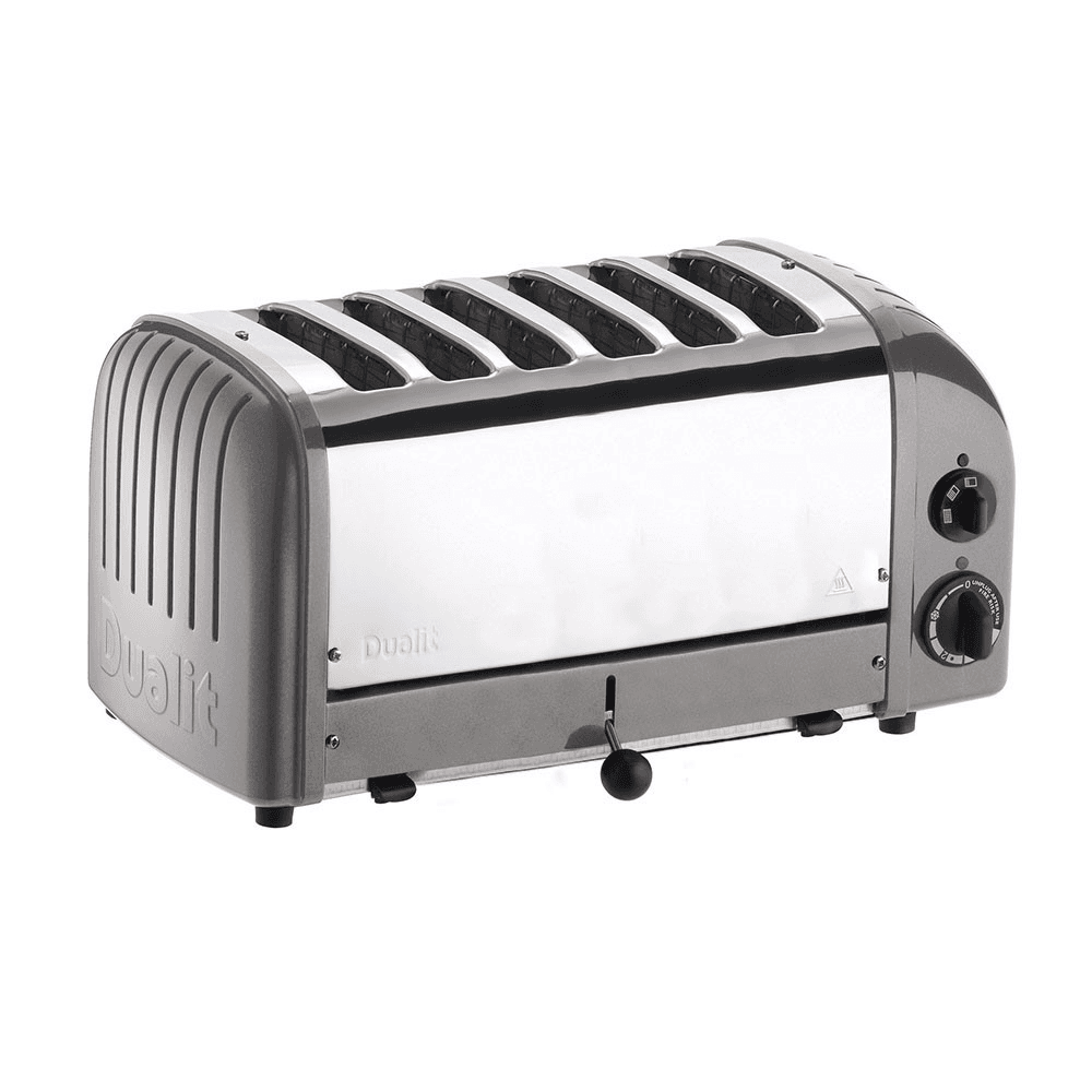 Classic Vario 6 slot toaster, Metallic Silver