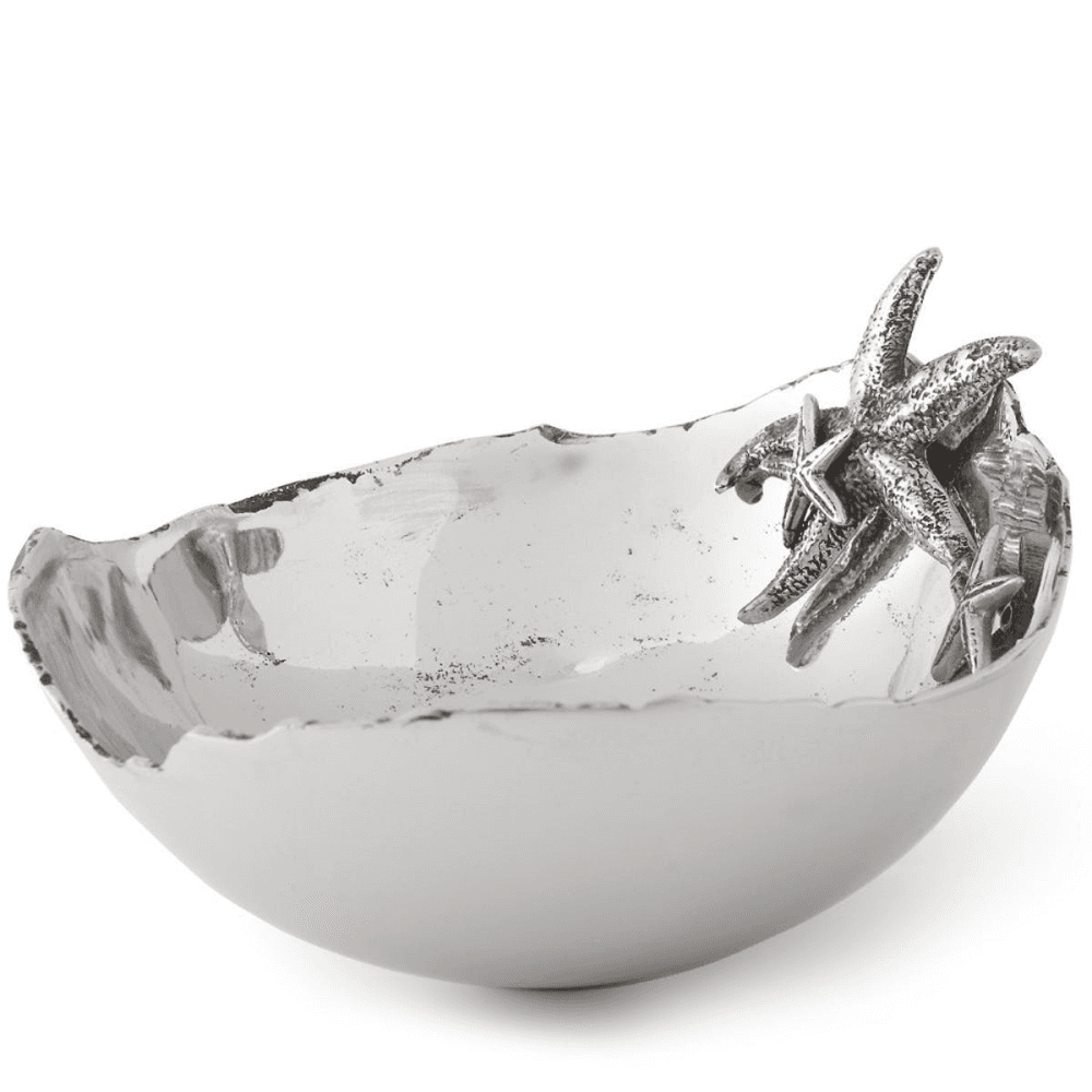 Seashore Bowl, H14 x W30 x L28cm, Silver