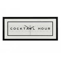 Image showing the COCKTAIL 'Cocktail Hour' Clock product.