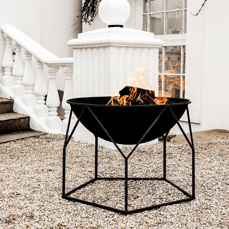 Buckingham Outdoor firebowl, W70cm, Black