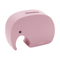 Image showing the Miniphant Moneybox, H9 x W12.5cm, Strawberry Blush product.