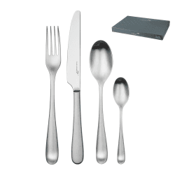 Image showing the Mogano 42 piece cutlery set, satin product.