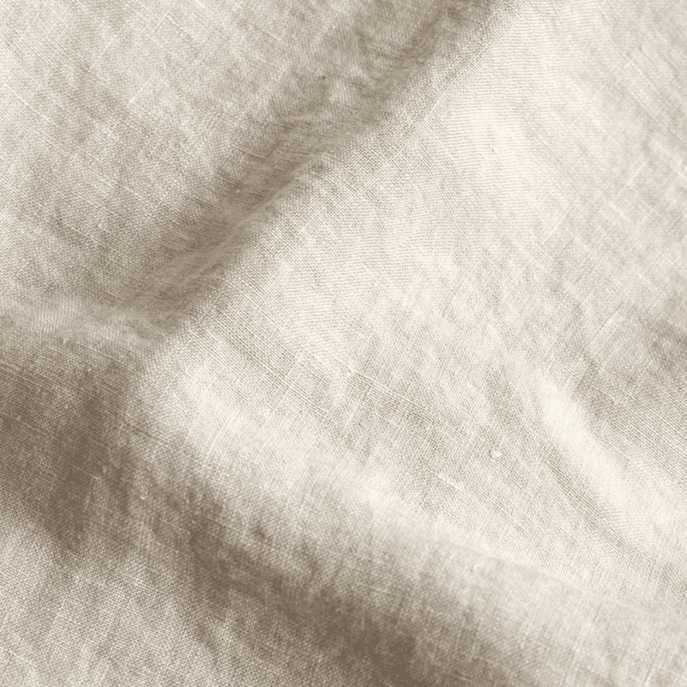 Oatmeal Linen Duvet Cover, Double