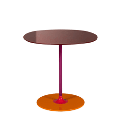 Image showing the Piero Lissoni 2021 Thierry Table, Burgundy product.