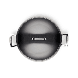 Image showing the Toughened Non-Stick Shallow casserole with glass lid, 30cm - 3.5 litre product.