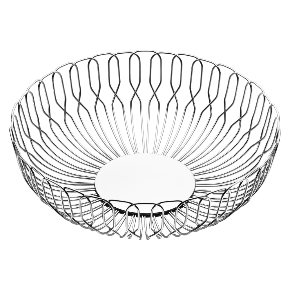 Alfredo by Alfredo Häberli Bread basket large, 26cm, Stainless Steel