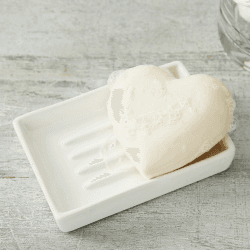 Image showing the Newcombe Soap dish, L12.5 x W8cm, White Ceramic product.