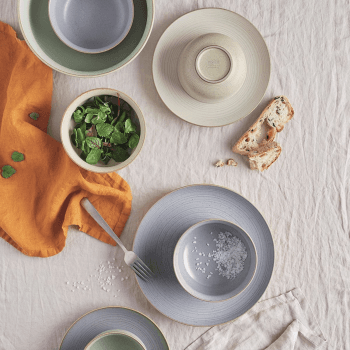 Image showing the Nature Dessert plate, Dia23cm, Water Blue product.
