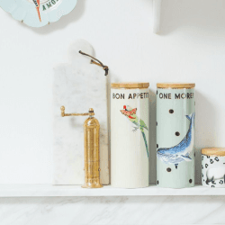 Image showing the Parrot Large Storage Jar, H26.5cm, Pastel product.