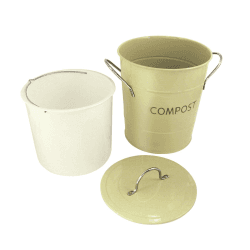 Image showing the Compost pail, 26 x 20cm, Sage product.