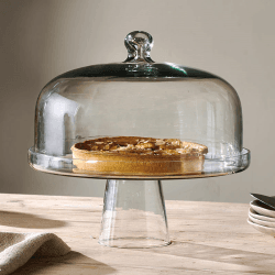 Image showing the Banjara Glass Dome Cake Stand, D30cm, Clear product.