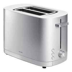 Image showing the Enfinigy 2 Short Slot Toaster, Silver product.