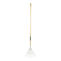 Image showing the Flexo rake, H173 x W42cm, Green/Silver product.