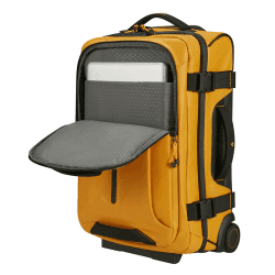 Image showing the Ecodiver Duffle with Wheels, H55 x L35 x W23cm, Yellow product.