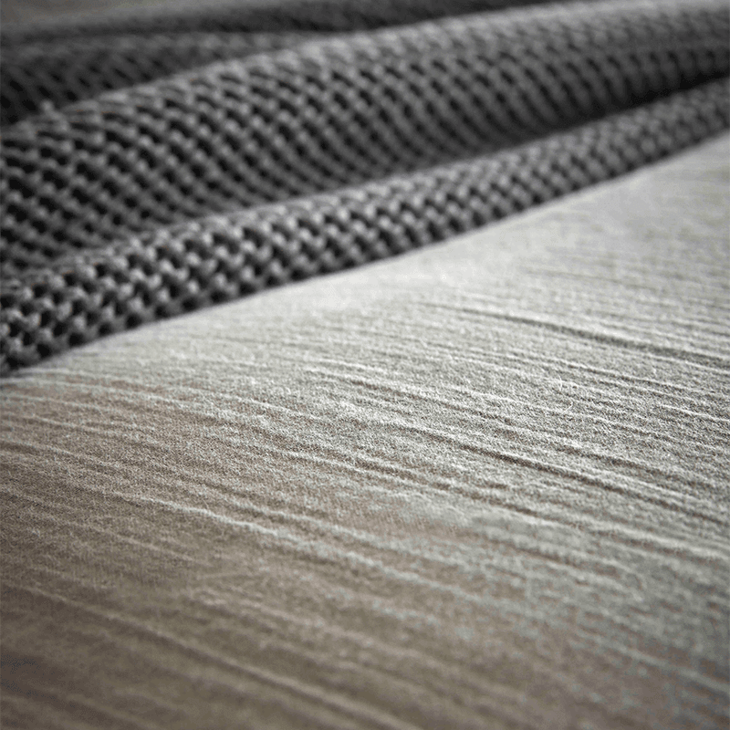 Organic Retreat Fitted Sheet, King, Soft Grey
