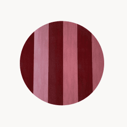 Image showing the Stripe Placemat, D28cm, Rouge & Blush product.