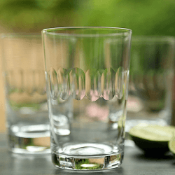 Image showing the Lens Set of 6 tumblers, 210ml, Crystal product.