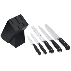 Image showing the Tipless Knife Block Set, Black product.