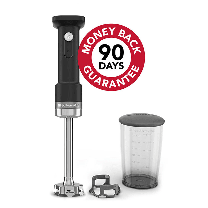 Cordless Hand Blender Battery Included, Matt Black