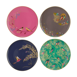 Image showing the Chelsea Collection Set of 4  Cake Plates, D20cm, Multi product.