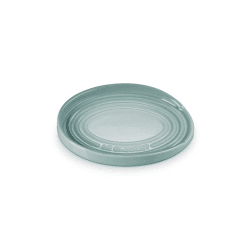 Image showing the Stoneware Oval Spoon Rest, 16cm, Sea Salt product.